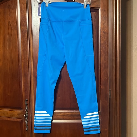 NWT ADDISON BAY blue leggings Size L - Picture 7 of 9